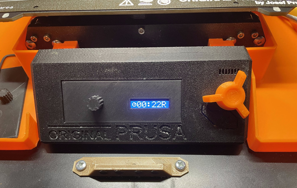 MK3/MK3S+ LCD screen cover with ETR/ETC window