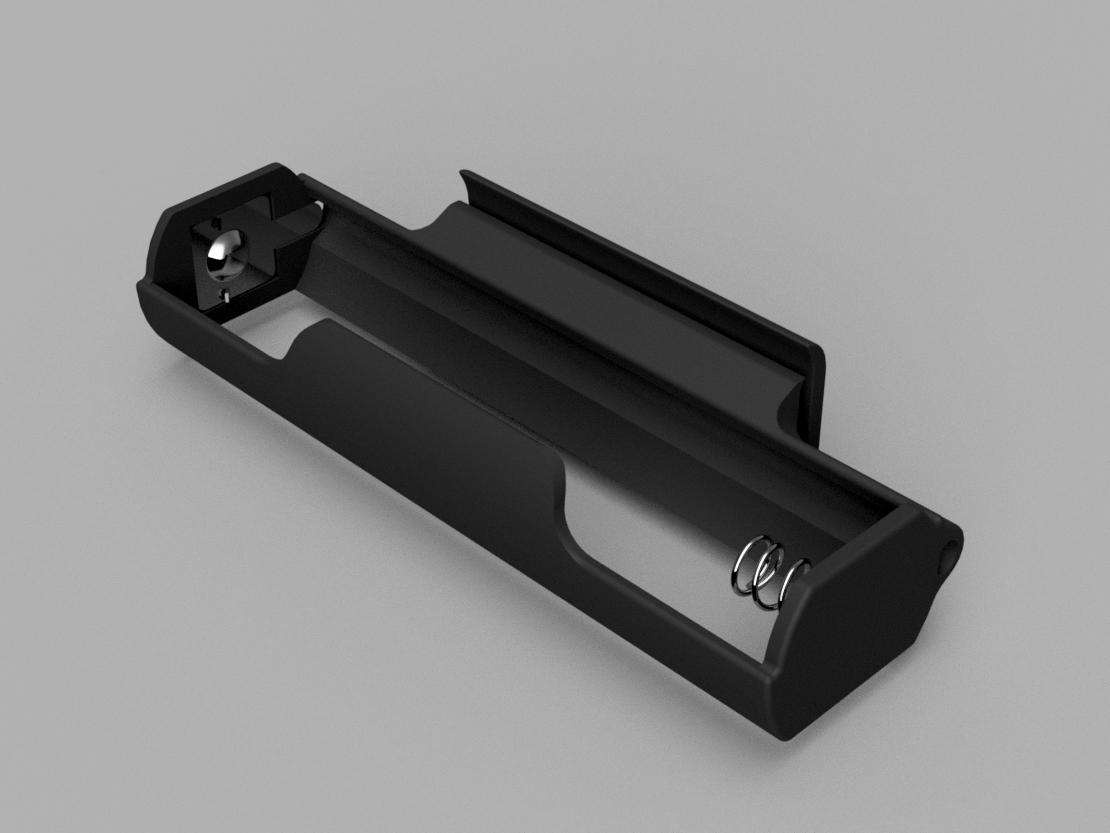 Strap holder case for 18650 LiIon by DiAleksi Download free STL