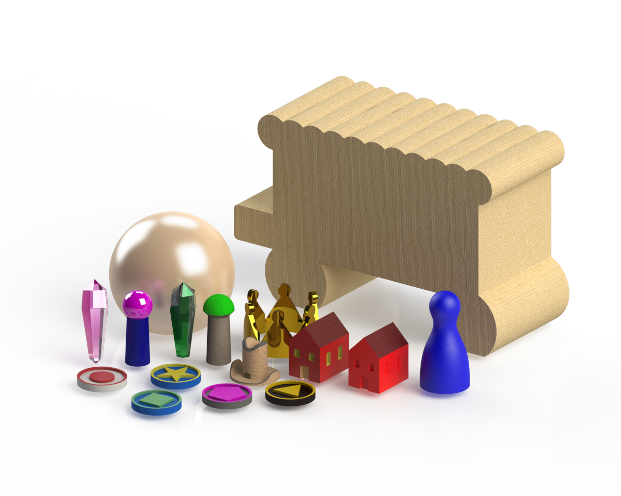 Ultimate Game Piece Collection!!! by Ty10y Download free STL model