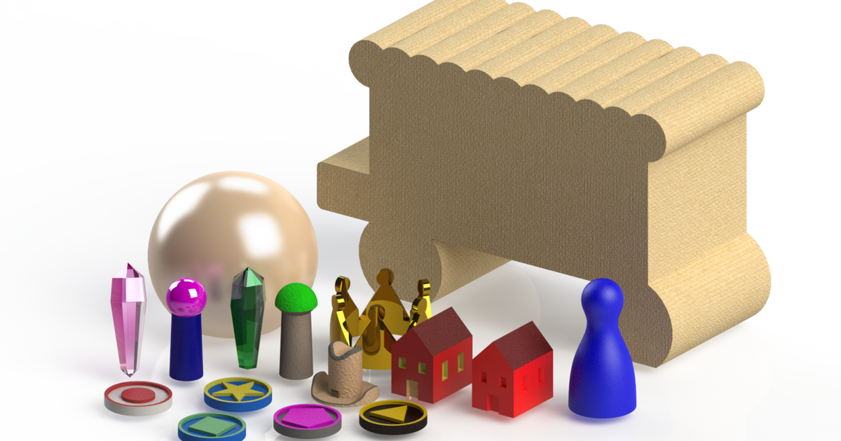 Ultimate Game Piece Collection!!! by Ty10y Download free STL model