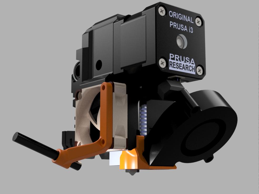 Prusa MK3S 5.5mm nozzle camera mount