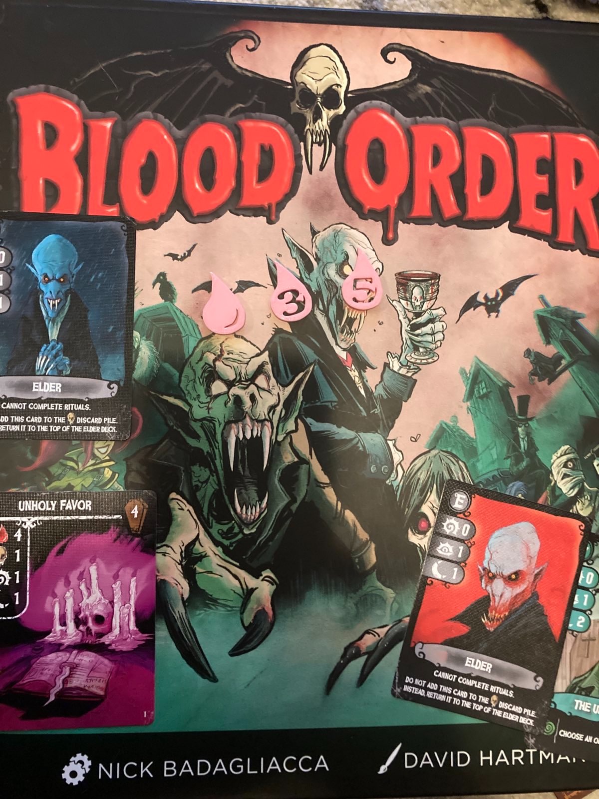 Blood Orders Blood Drops