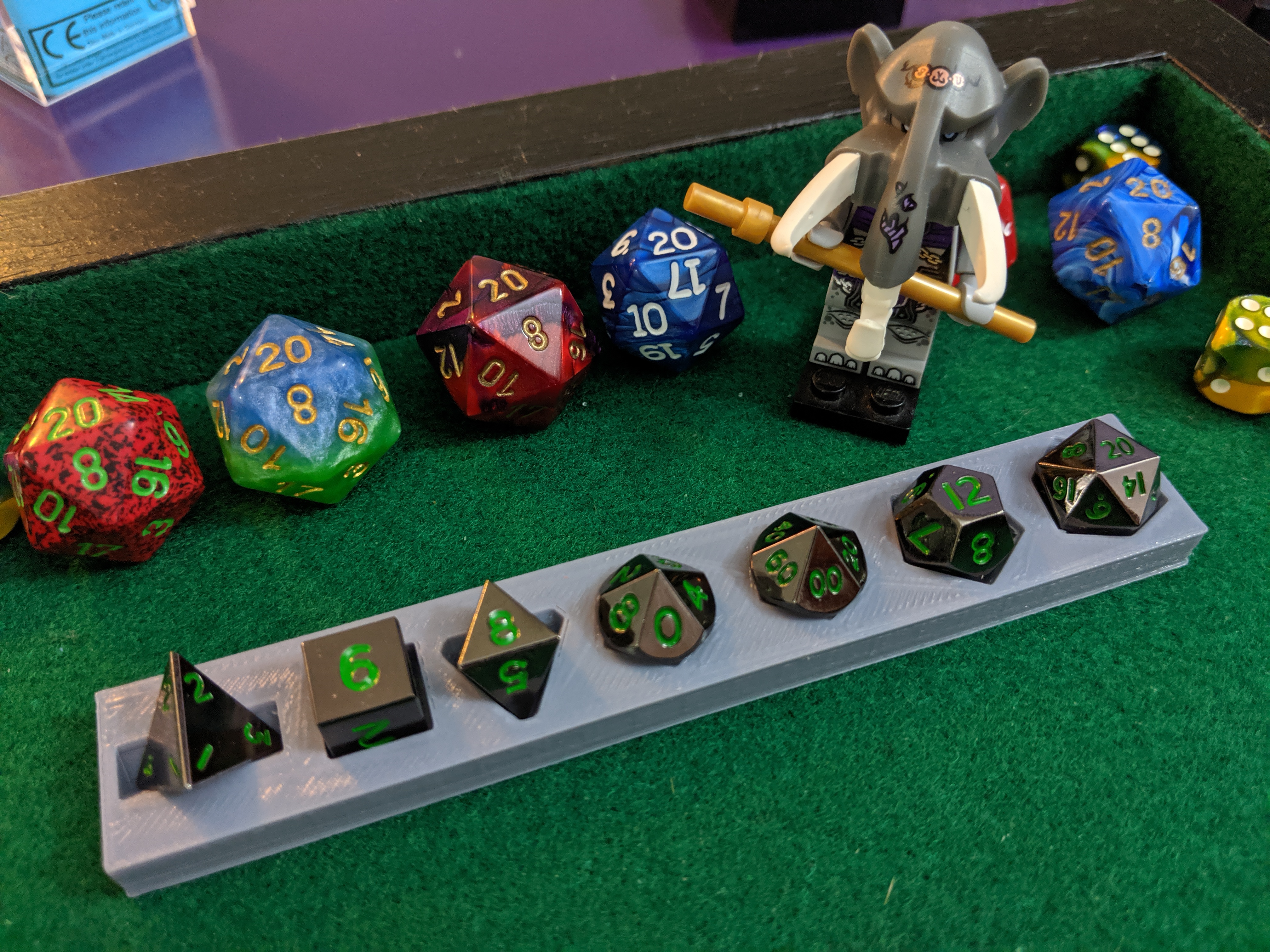 Dice Tray for Little Dragon Corp Mini Metal Dice