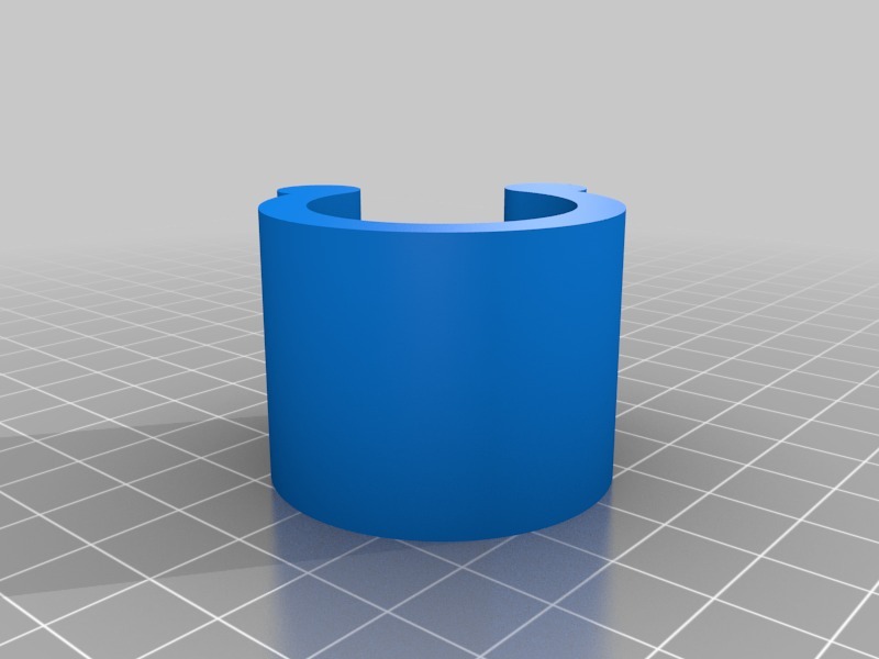 Office chair pneumatic cylinder fix clip by Enigma644 Download free