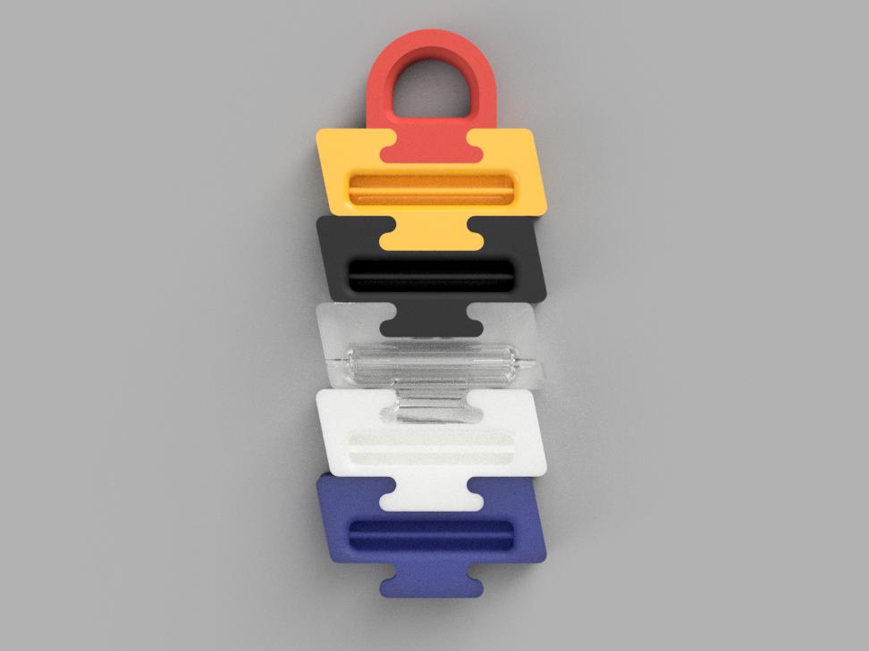 Linkable filament sample display V2 by DiAleksi | Download free STL ...