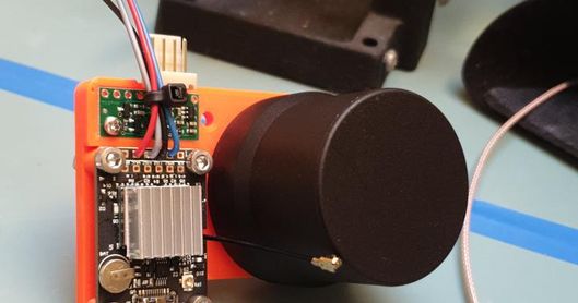YardForce 500 mount for WTRTK-960 GNSS + STA-901 antenna + LSM6DS33 IMU by Ondřej Sluka | Download free STL model | Printables.com - 3D model önizlemesi