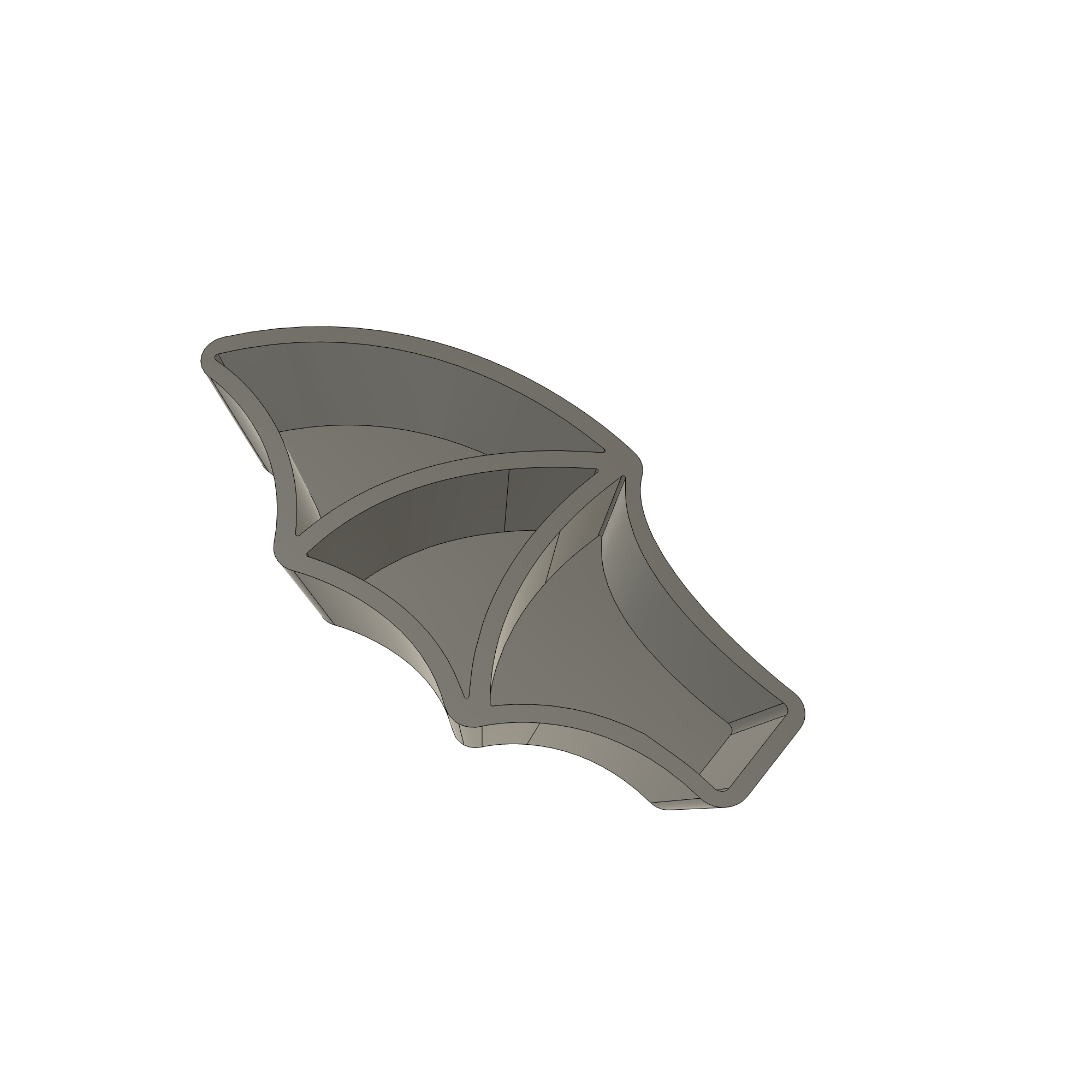Bat Wing Tray, Halloween Candy Holder