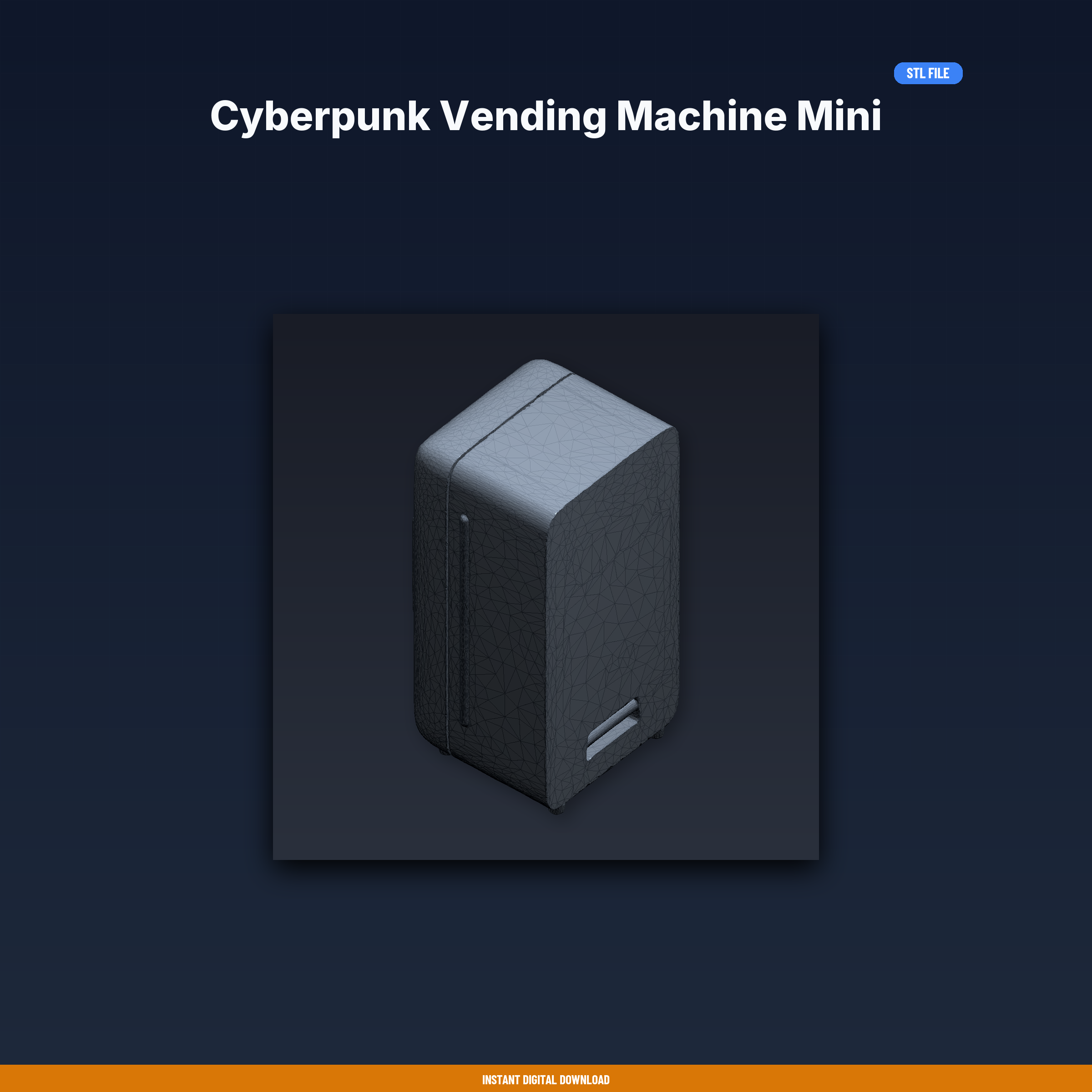 Cyberpunk Vending Machine Mini - 3D Printable STL File