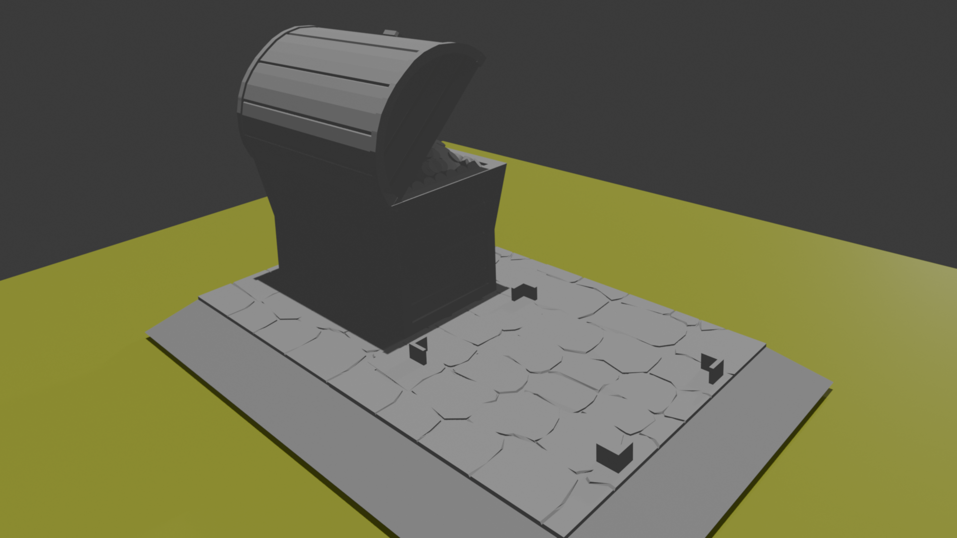 Magic Treasure Token – 3D Printable Treasure Marker — miniatura 3