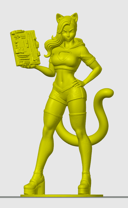 IT cat-girl figurine 1