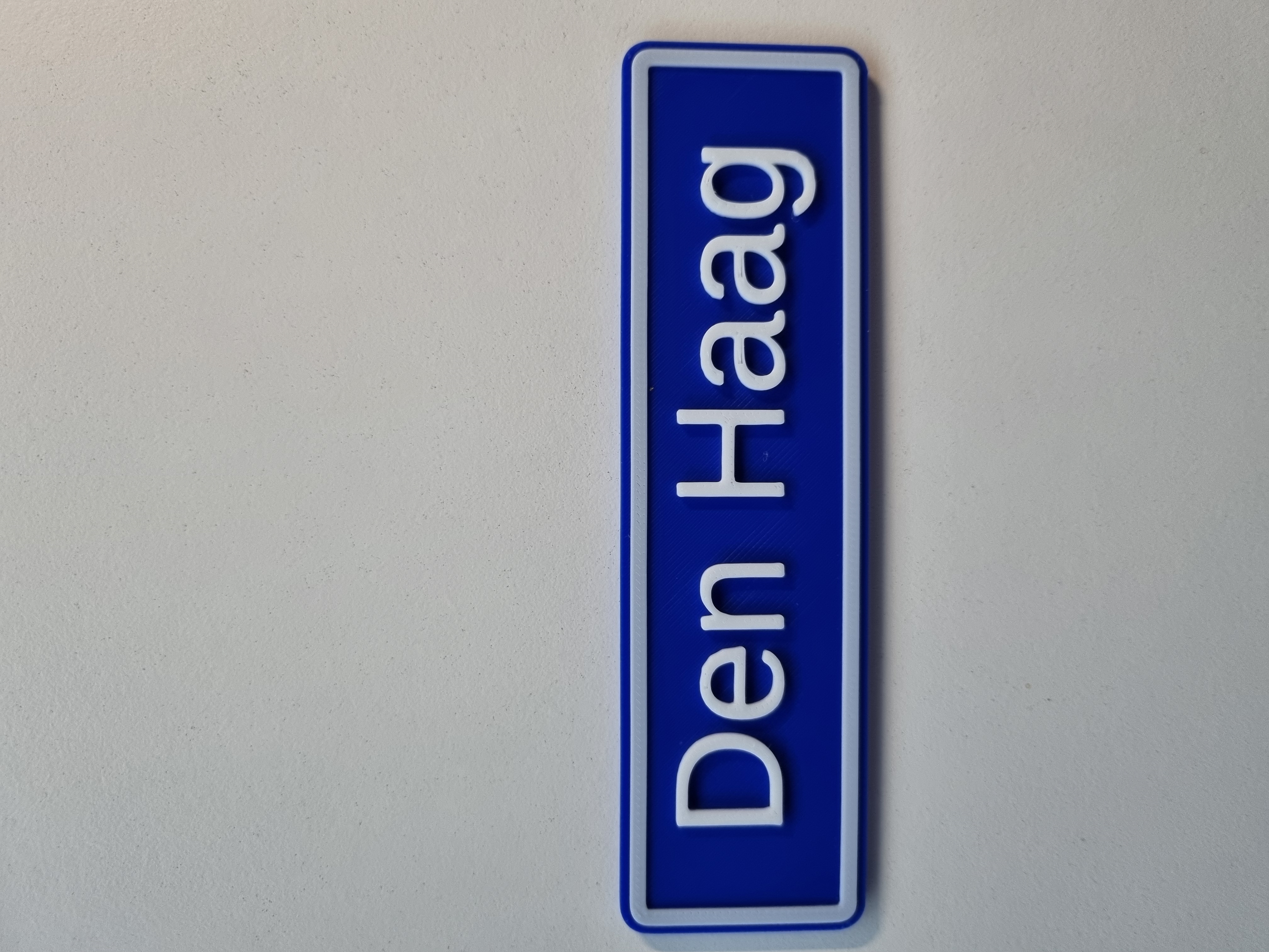 Den Haag city sign