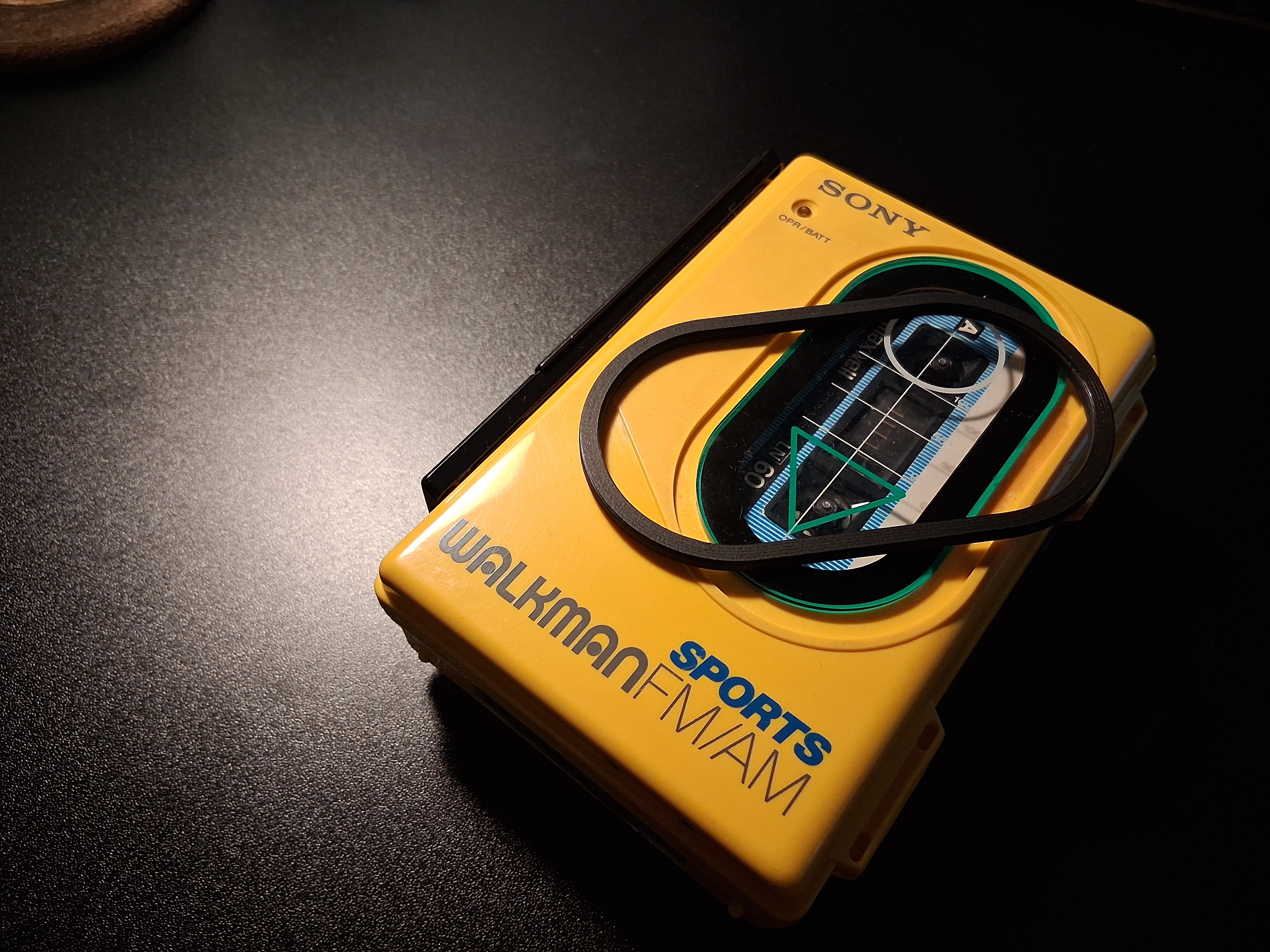 Window bezel for Walkman WM-F35
