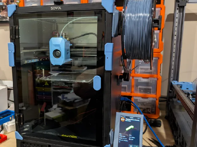 Sovol Zero filament spool holder side mount