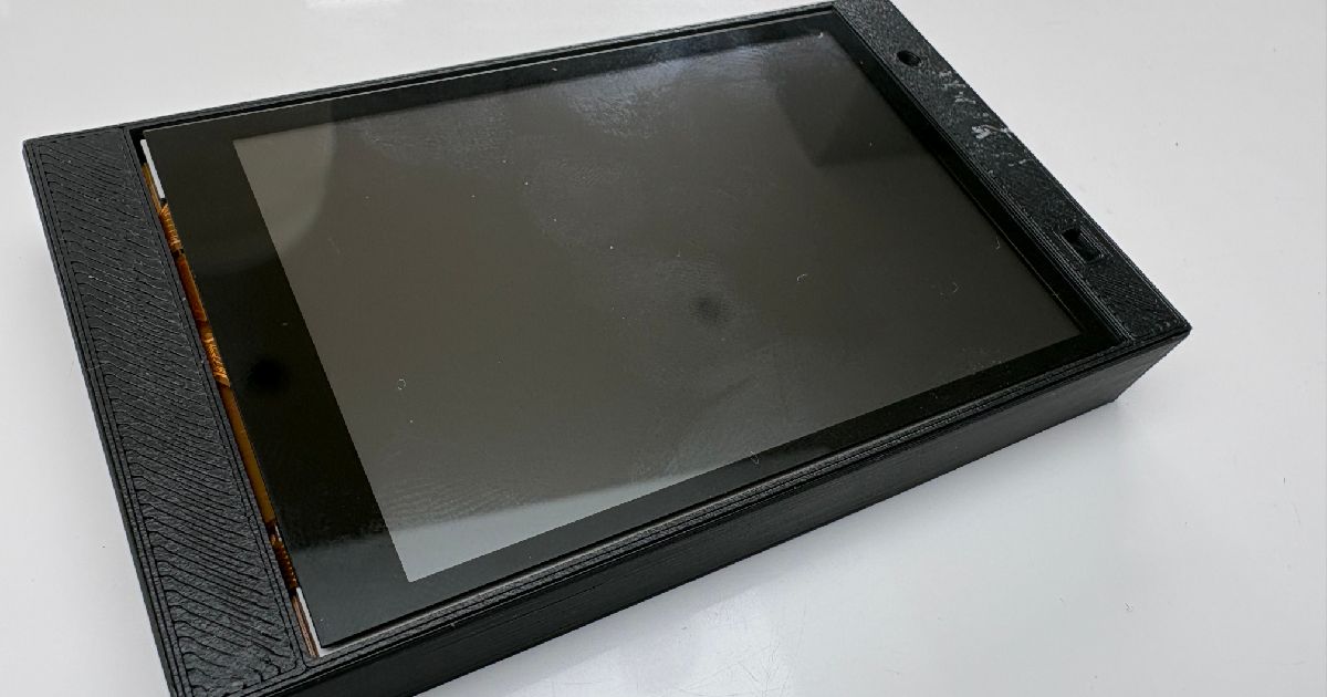 CYD 3.5＂ Case - esp32-3248S035 with clips by ChrisHerman