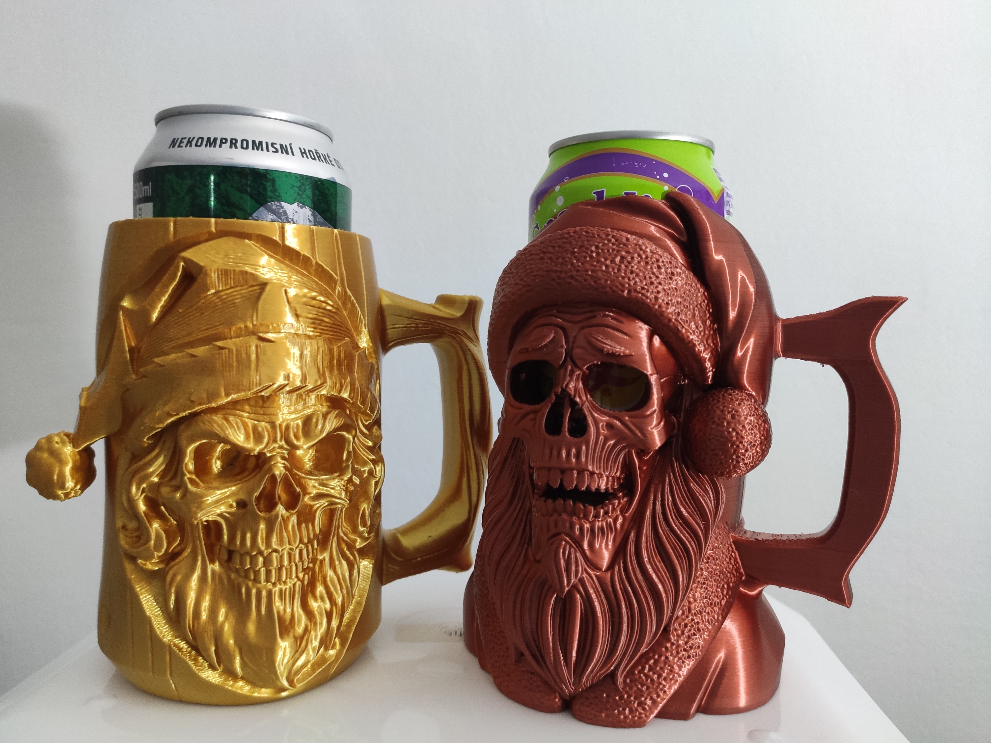 Dead Santa Can Holder / Beer mug (two types)