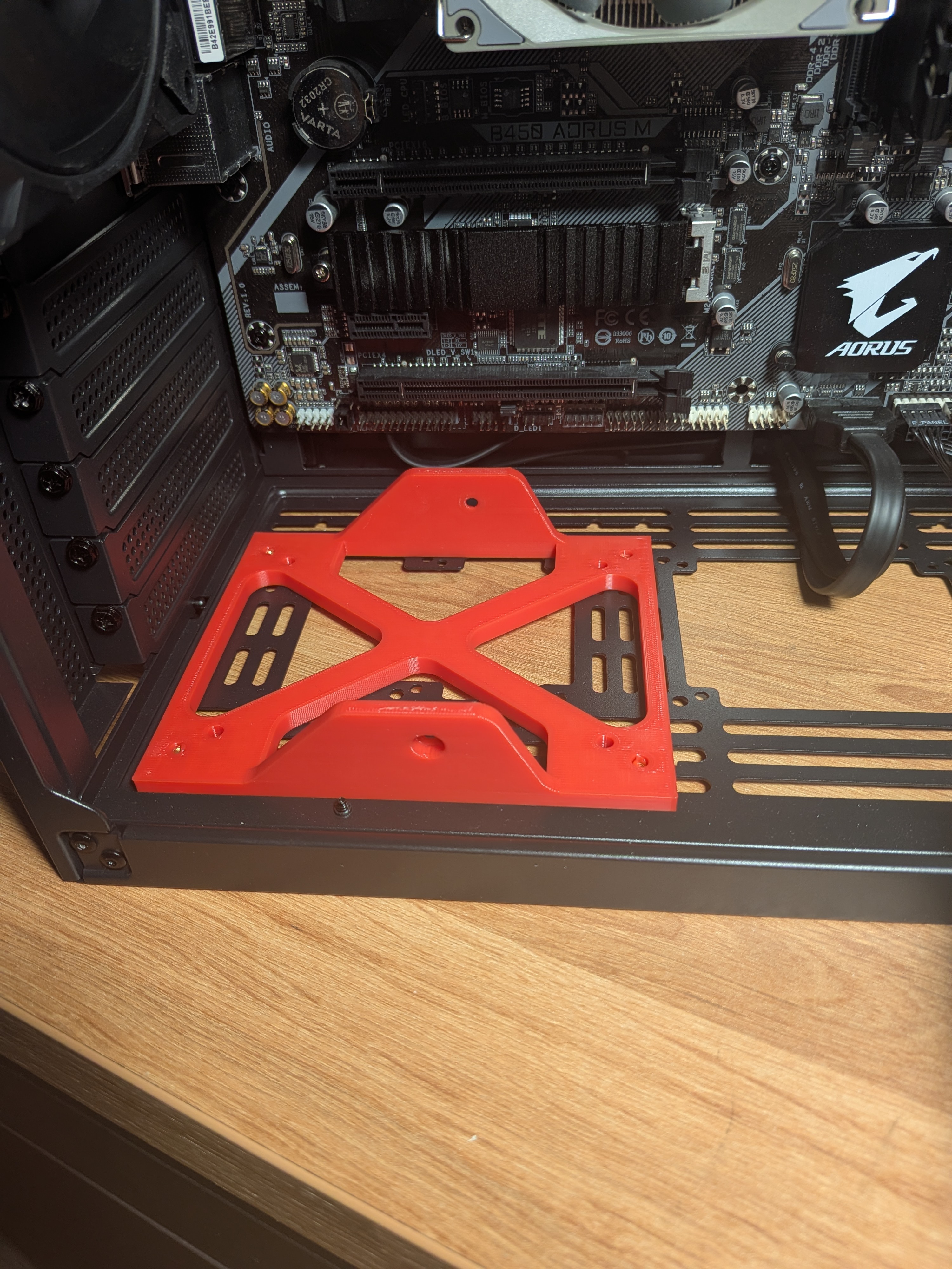 HDD mount base plate