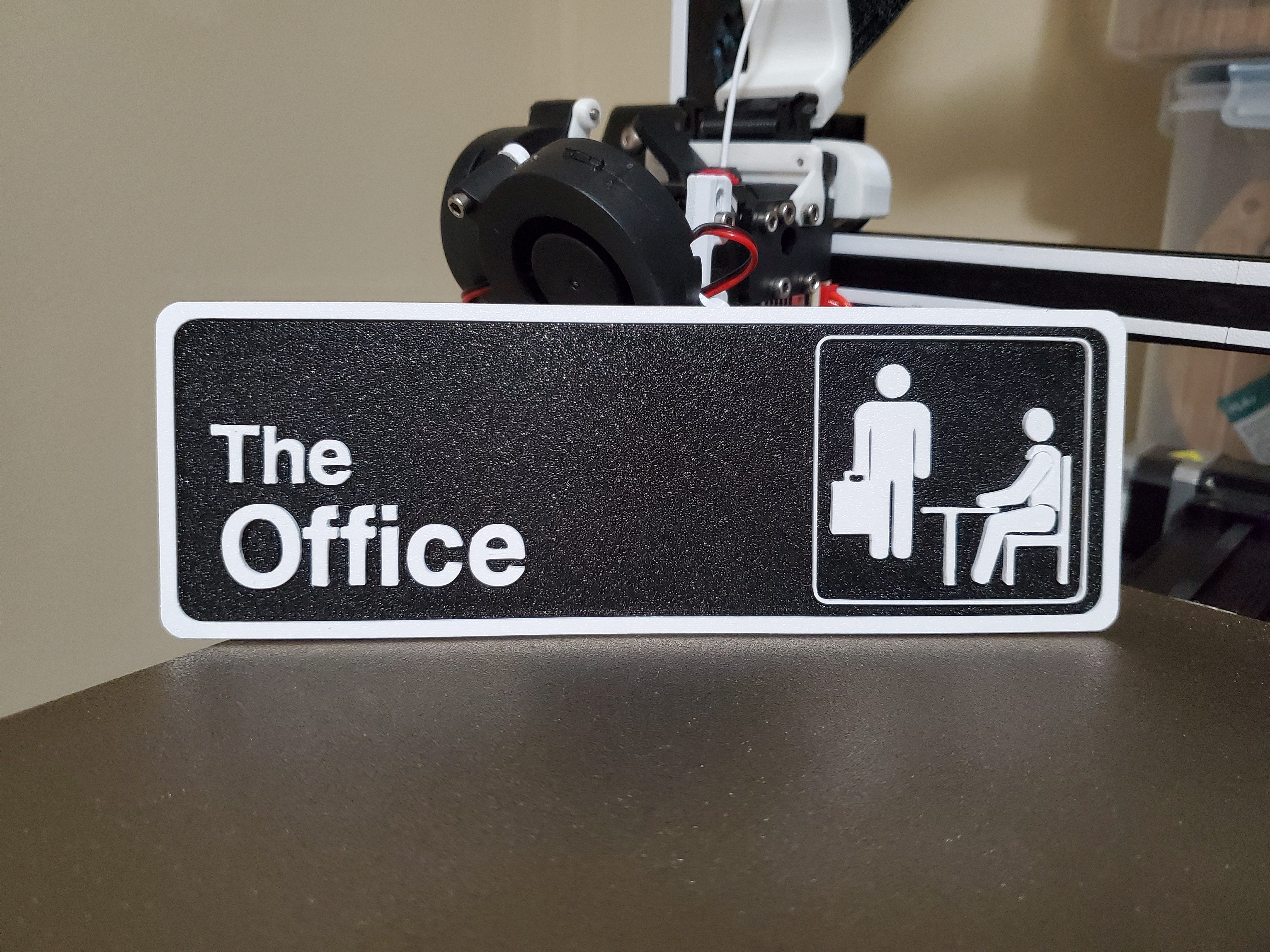 The Office Door Sign