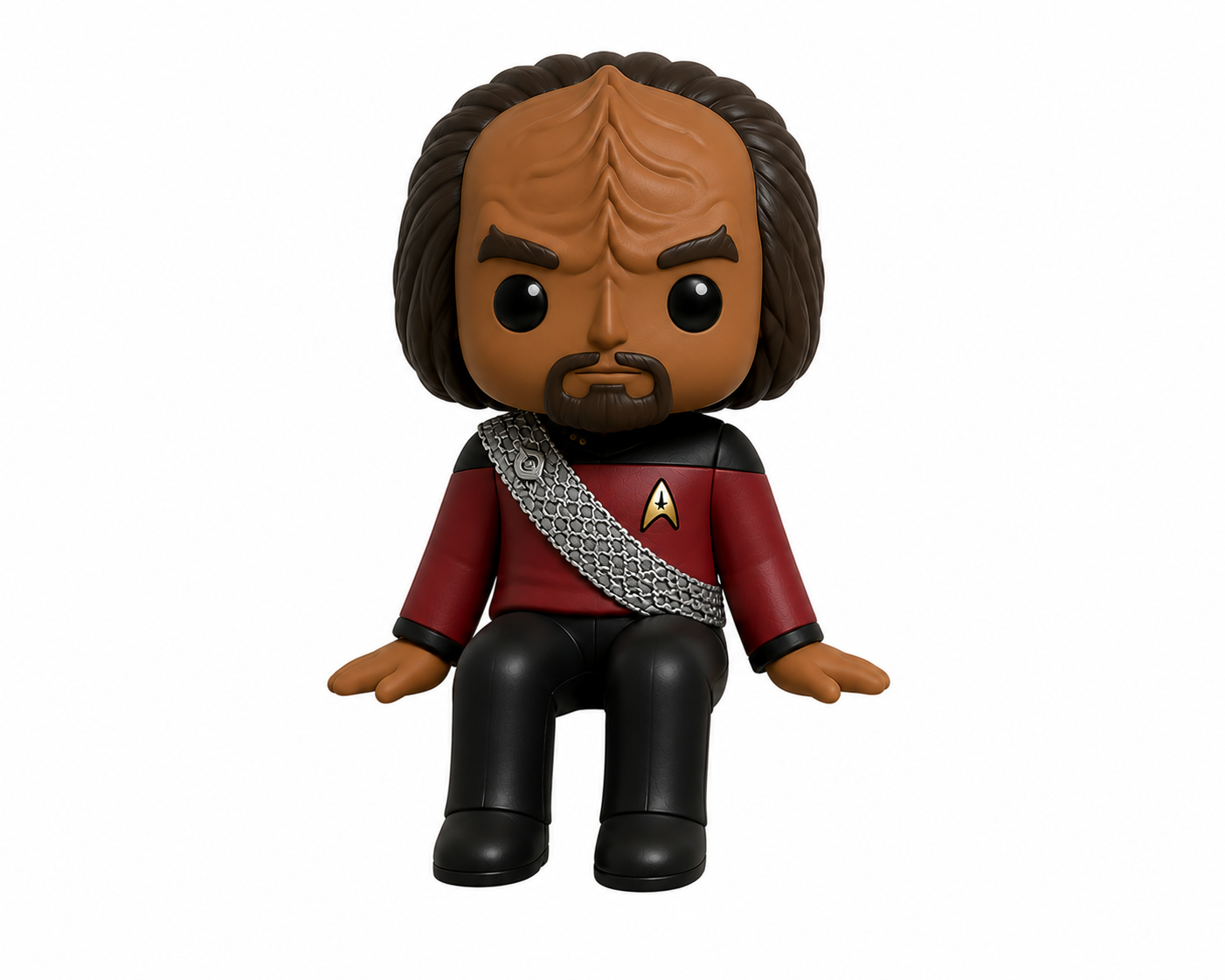 Commander Worf desktop monitor buddy Star Trek TNG