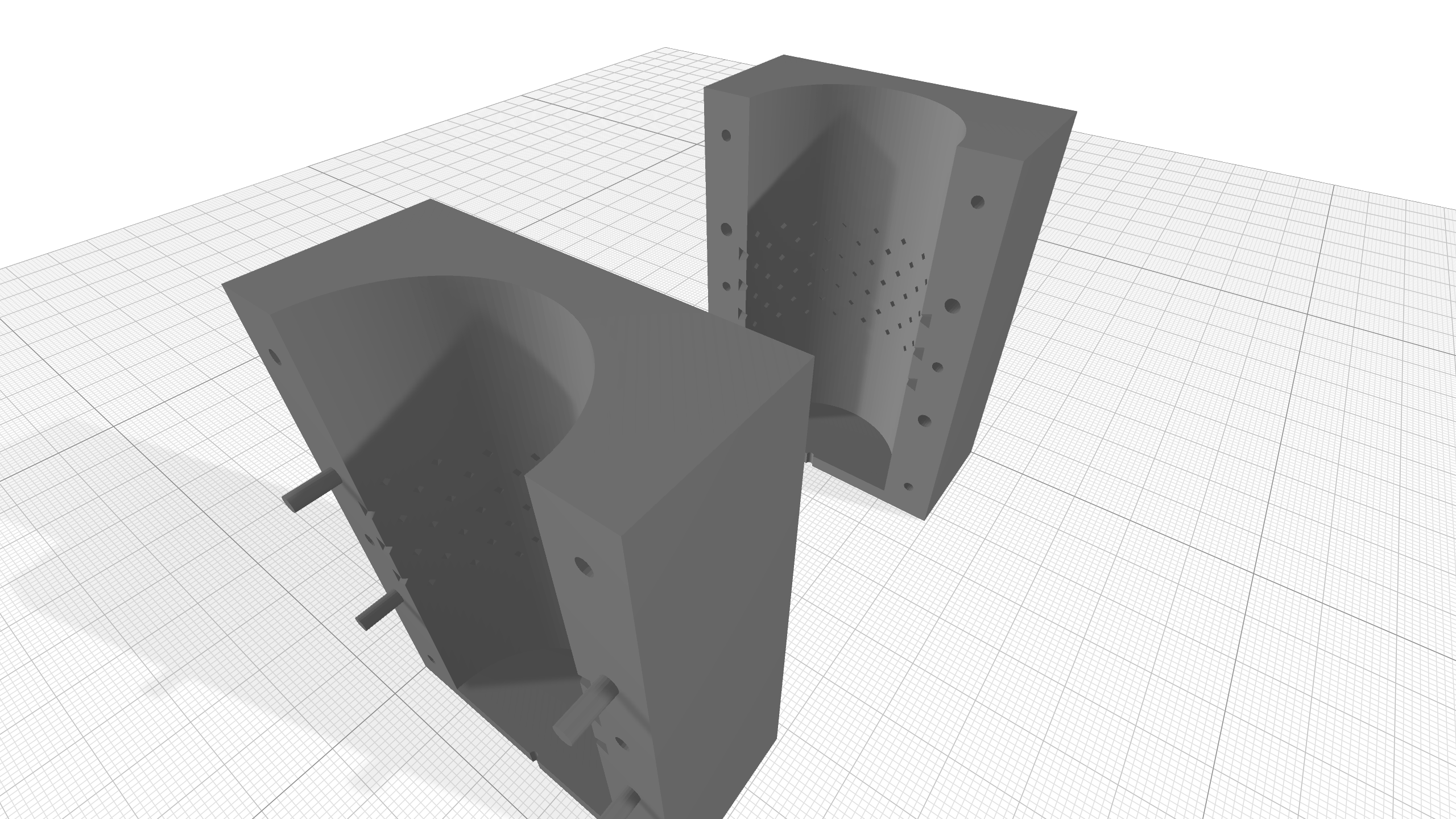 Parametric Candle Mold — Two-Part Rectangular Block