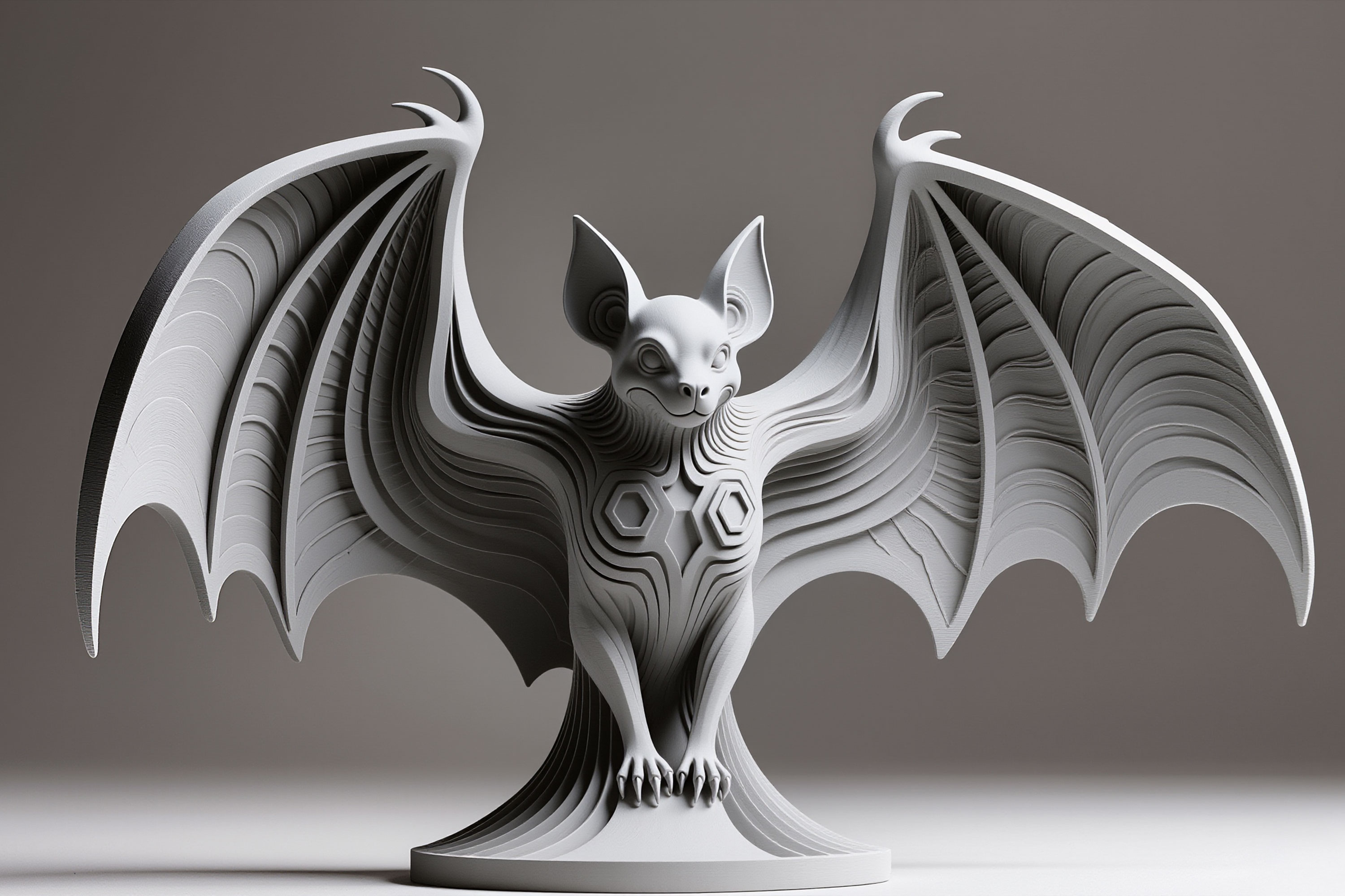 Fledermaus, Hexa Sculpture