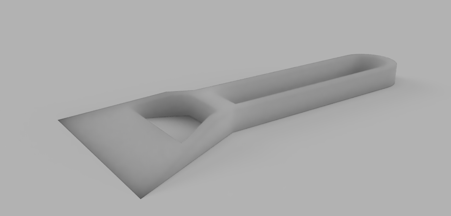 Slim Bed Scraper for 3D Printer Build Plates — miniatura 3