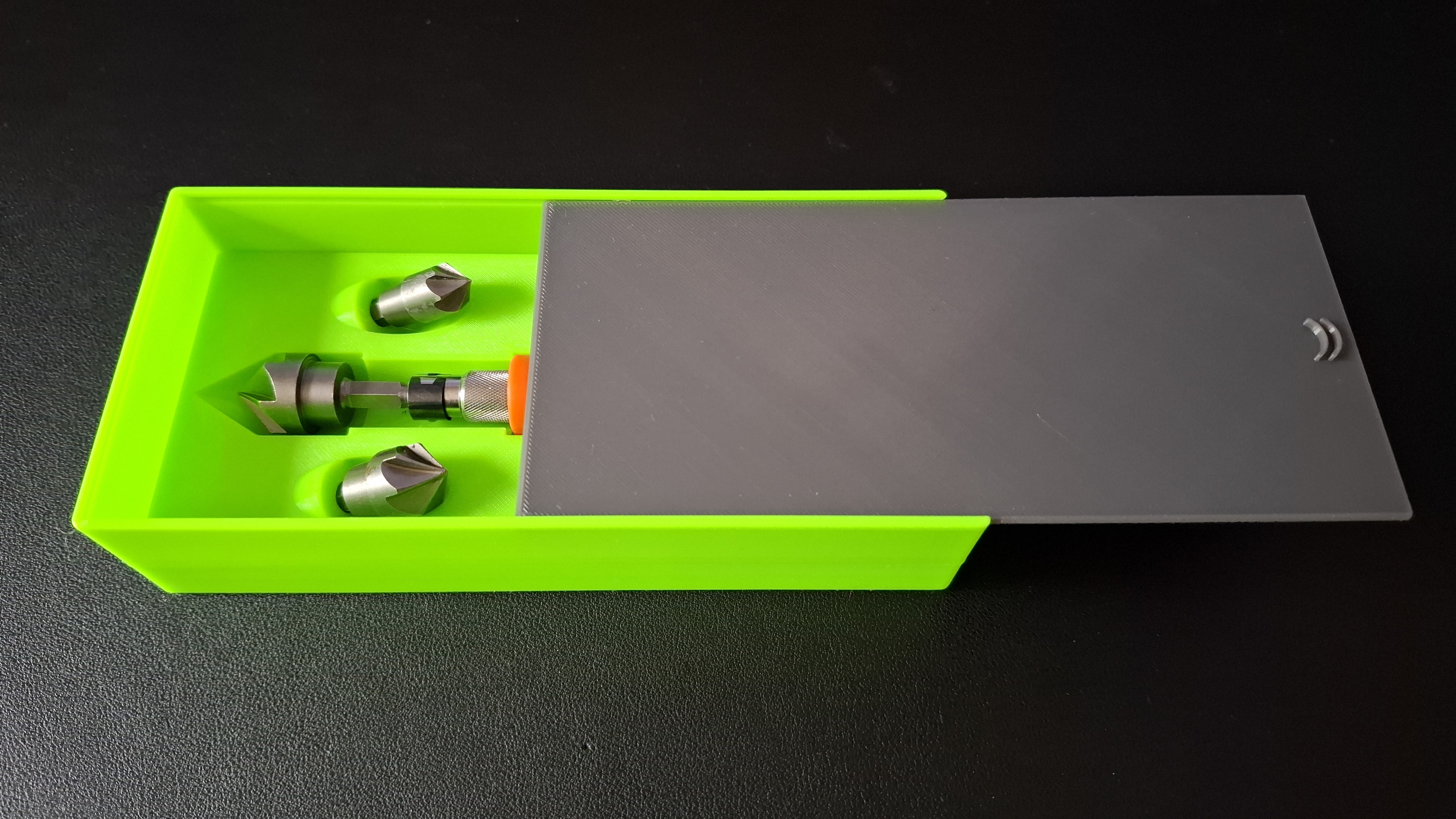 Miniatura 2 do modelo 3D Manual Countersink Storage Box
