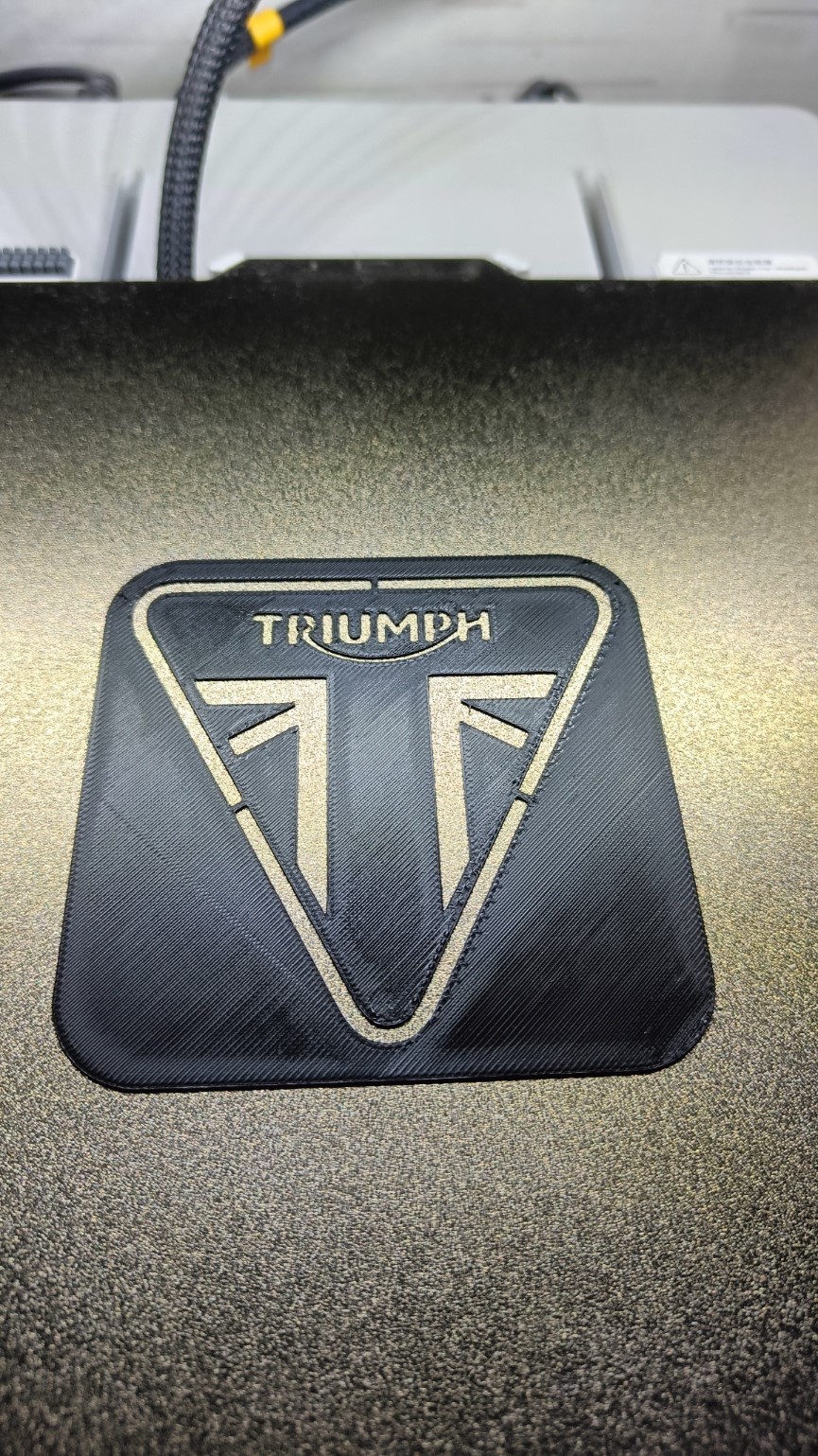 Triumph Logo Stencil – High Precision for Airbrush, Sponge & Brush