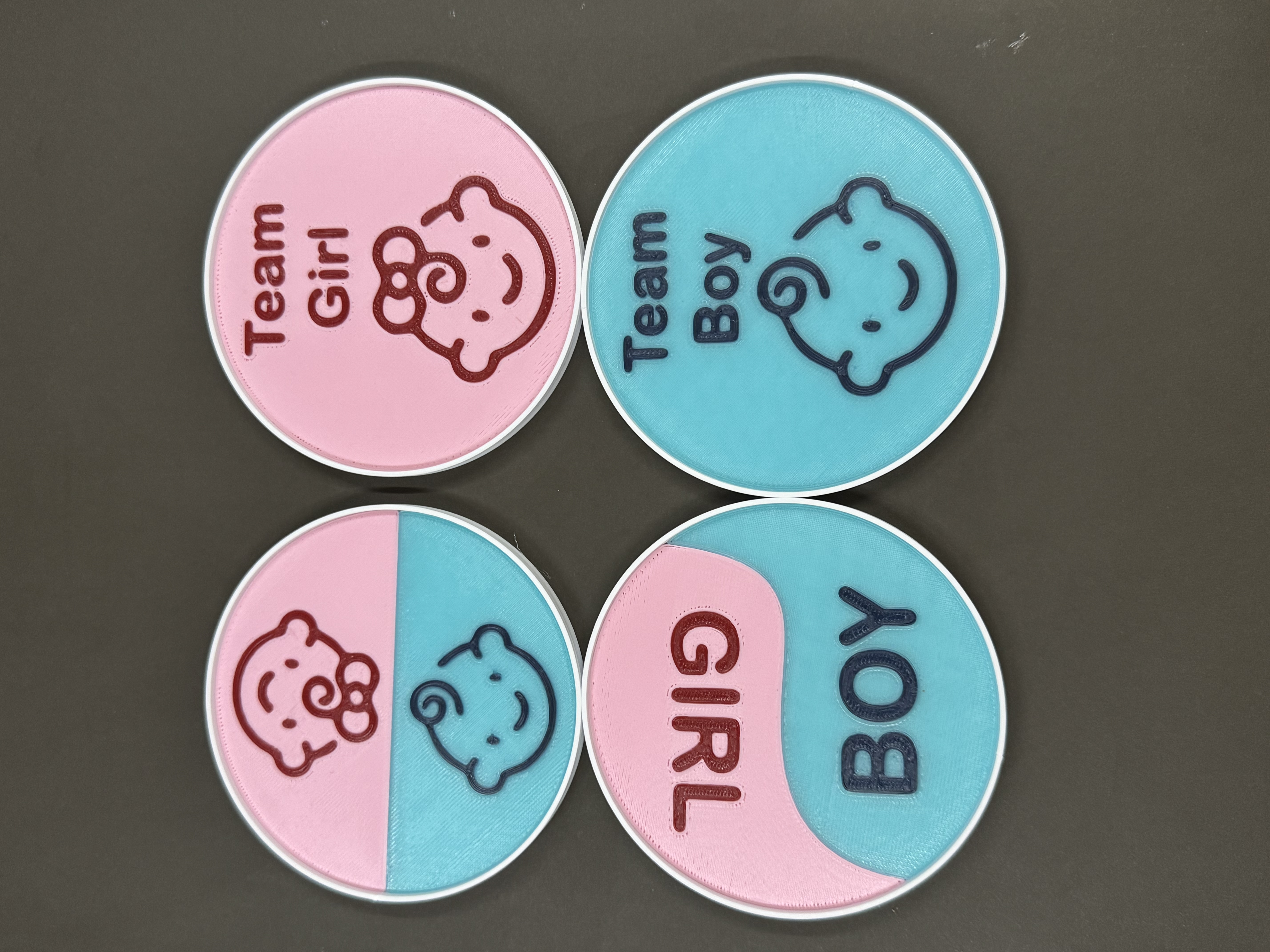 Gender Reveal Coasters (MMU)