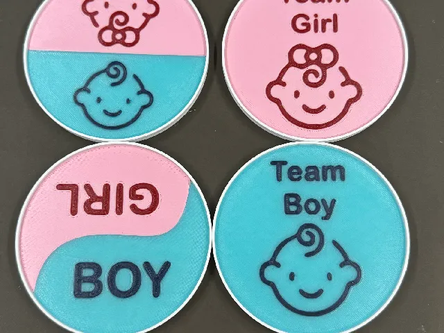 Gender Reveal Coasters (MMU)