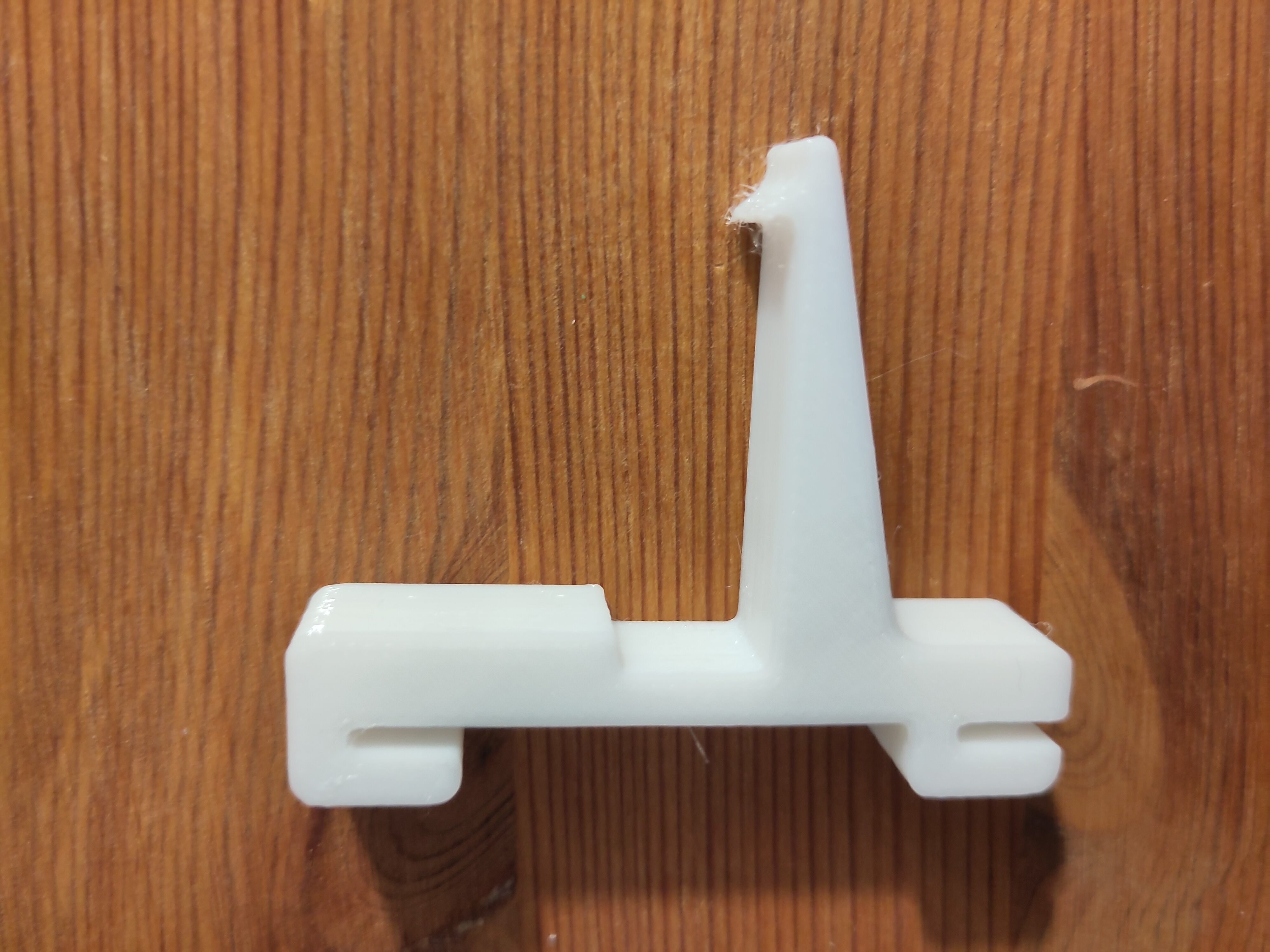 Hook for Gridfinity baseplate for Brunos Tool Storage System
