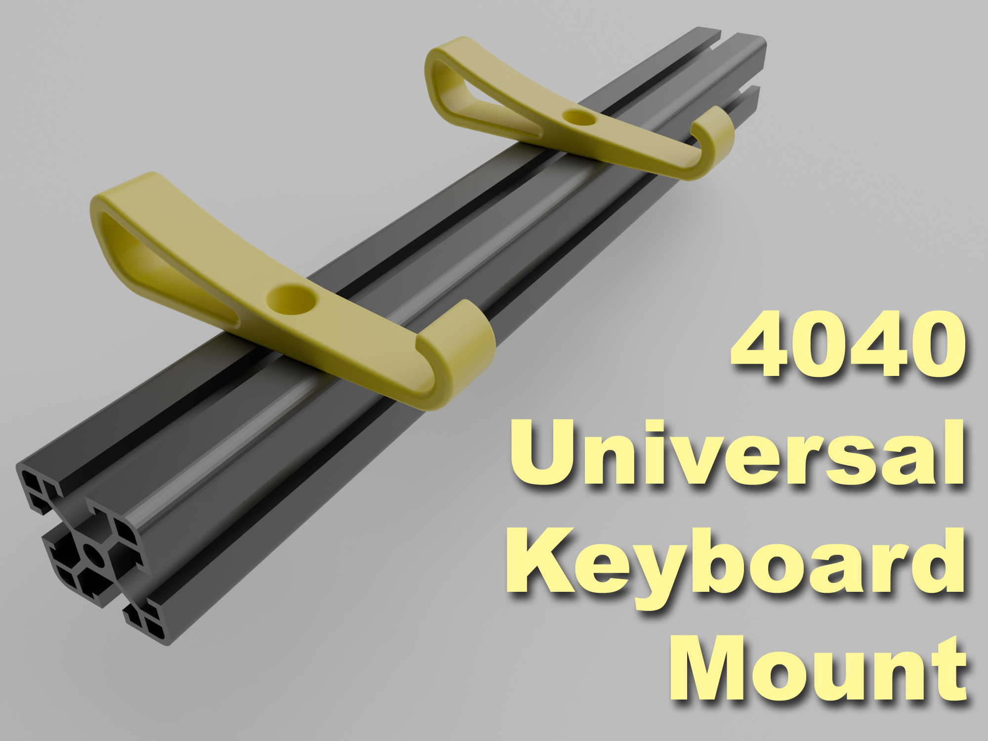 Universal Keyboard Mount | 4040 Profile