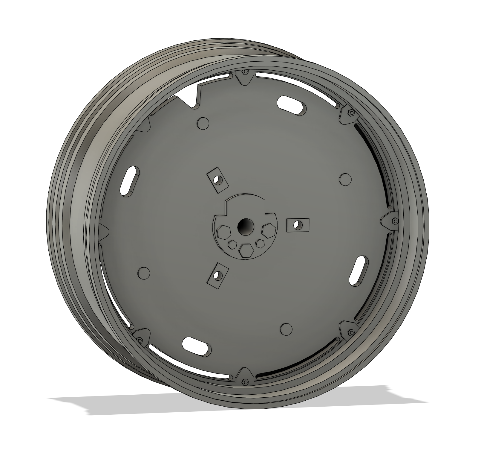 John Deere Rear Wheel Rims - 1:8th Scale