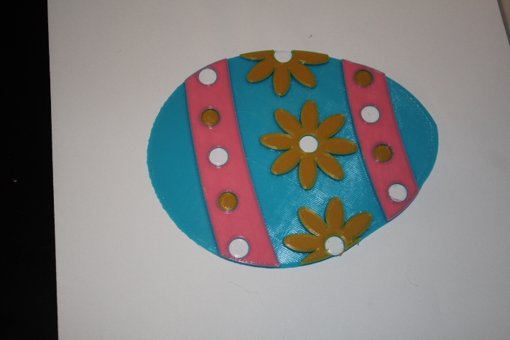 Floral Easter Egg