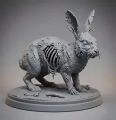 Zombie Rabbit Statue