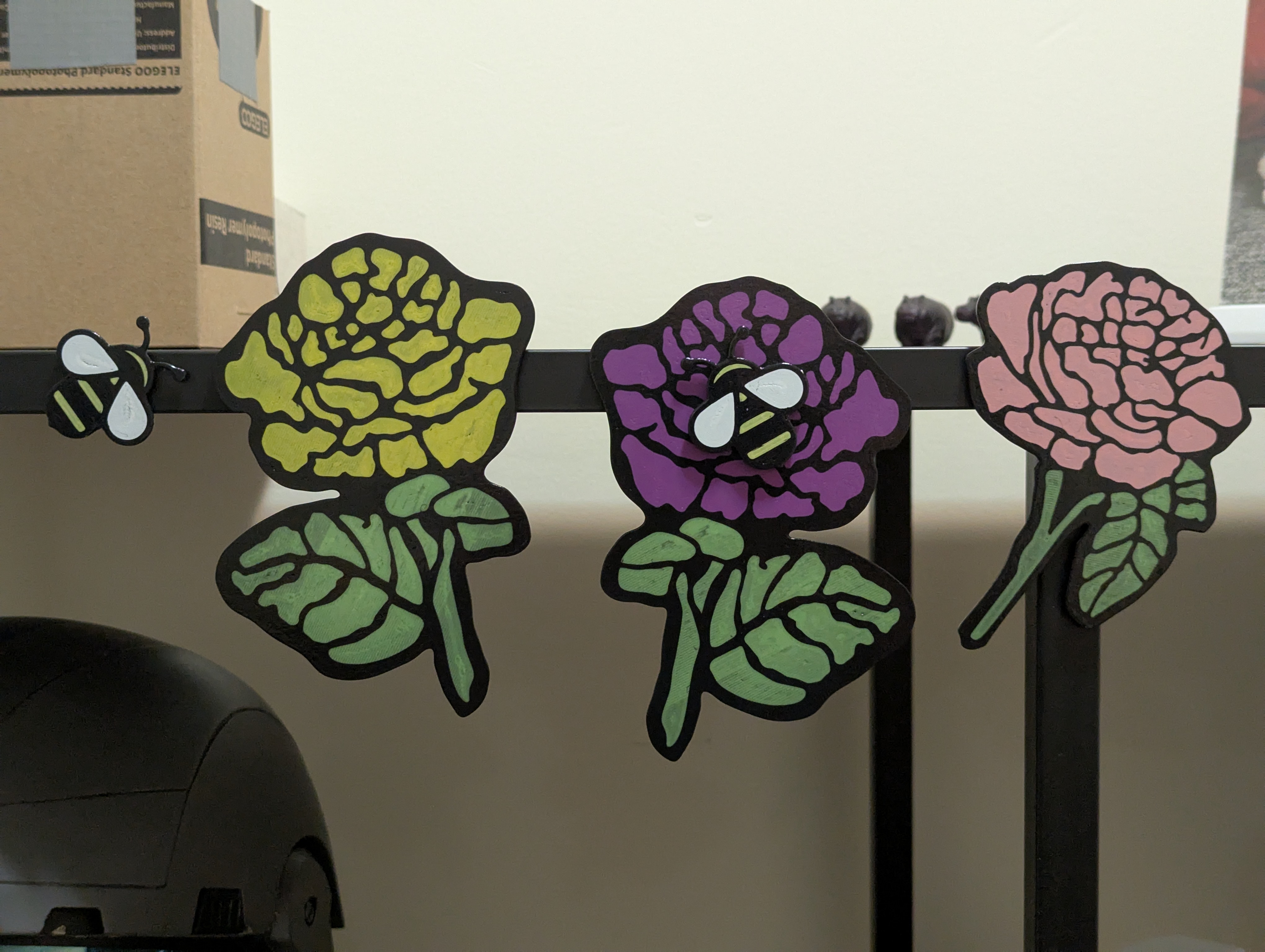 Multicolour Flower Magnets — miniatura 4