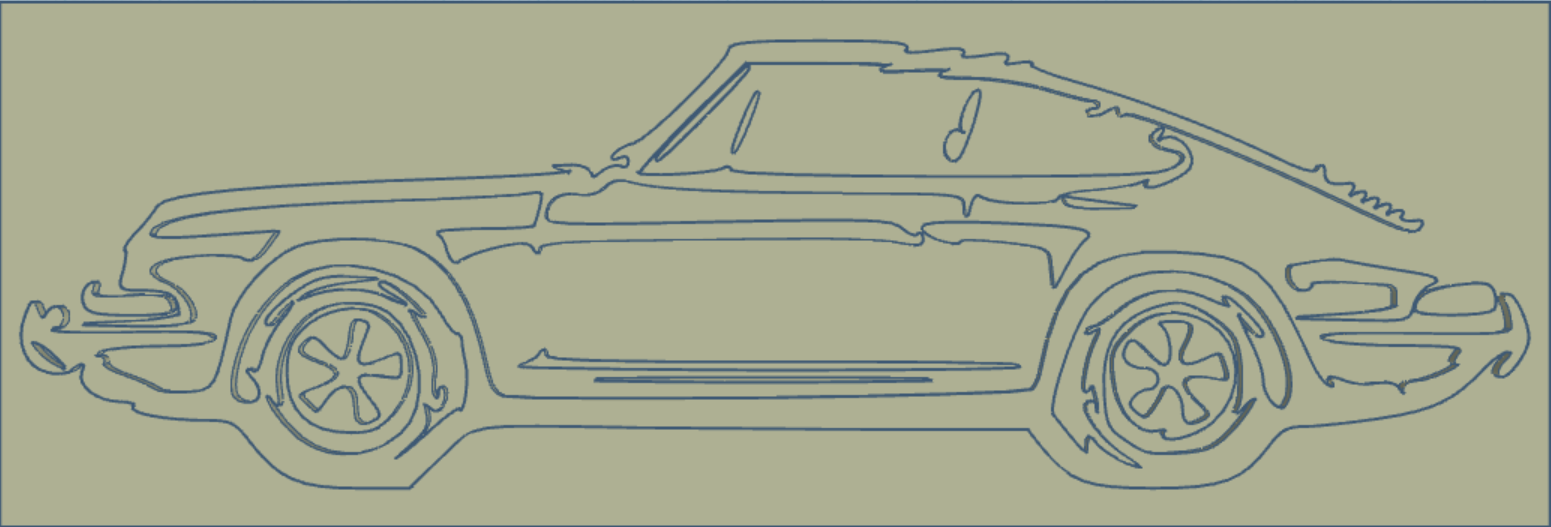 1971 Porsche 911 Art