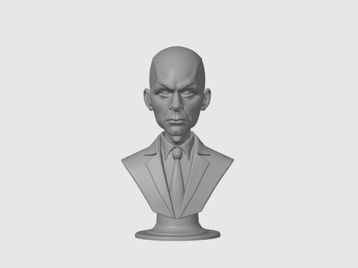 Miniatura 3 do modelo 3D Bust Lex Luthor