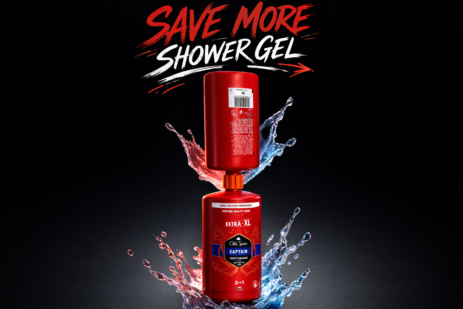 Save More Shower Gel – Old Spice 1L Connector