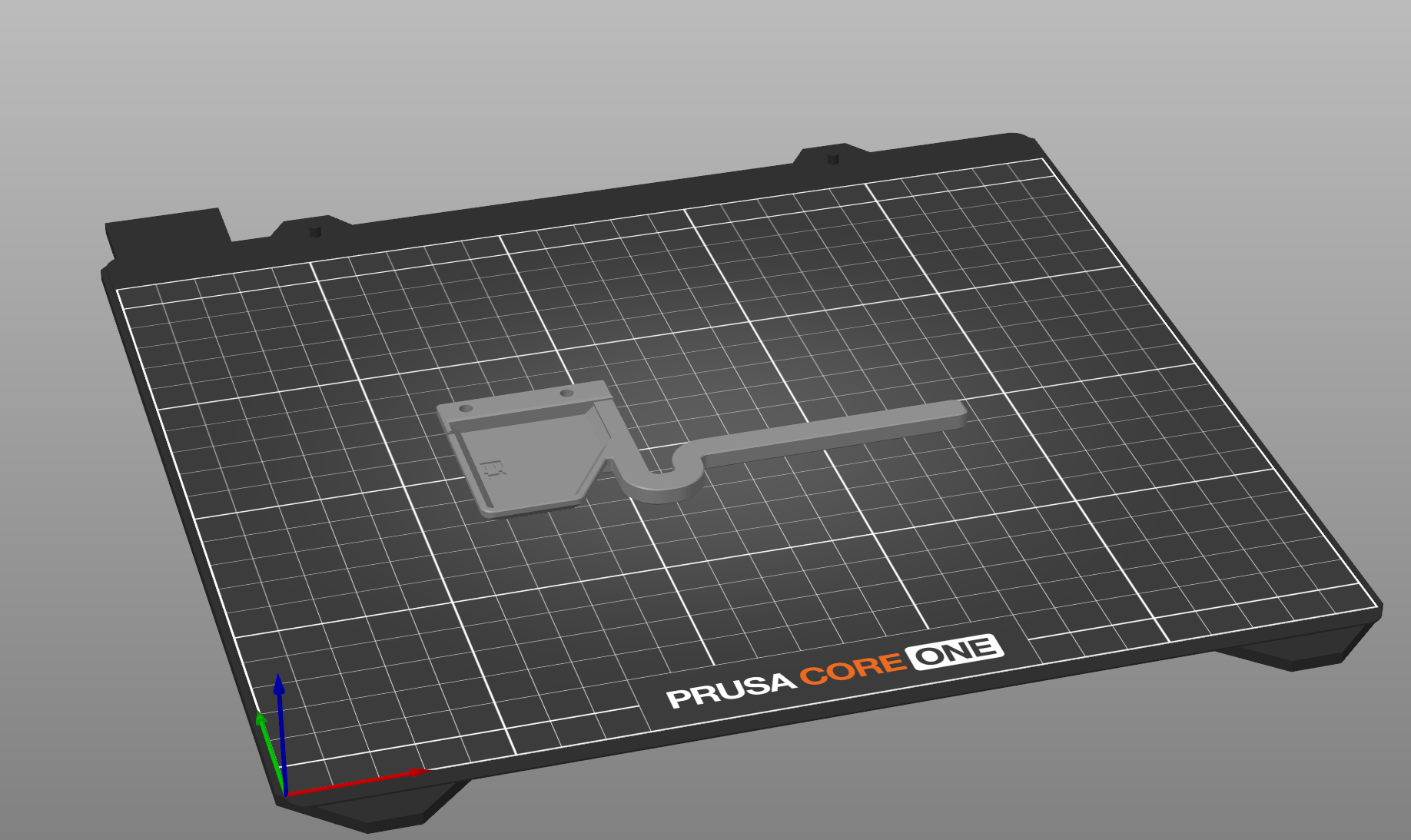 Remixed PRINTHEAD COVER RIGHT LEVER Core One + (10mm)