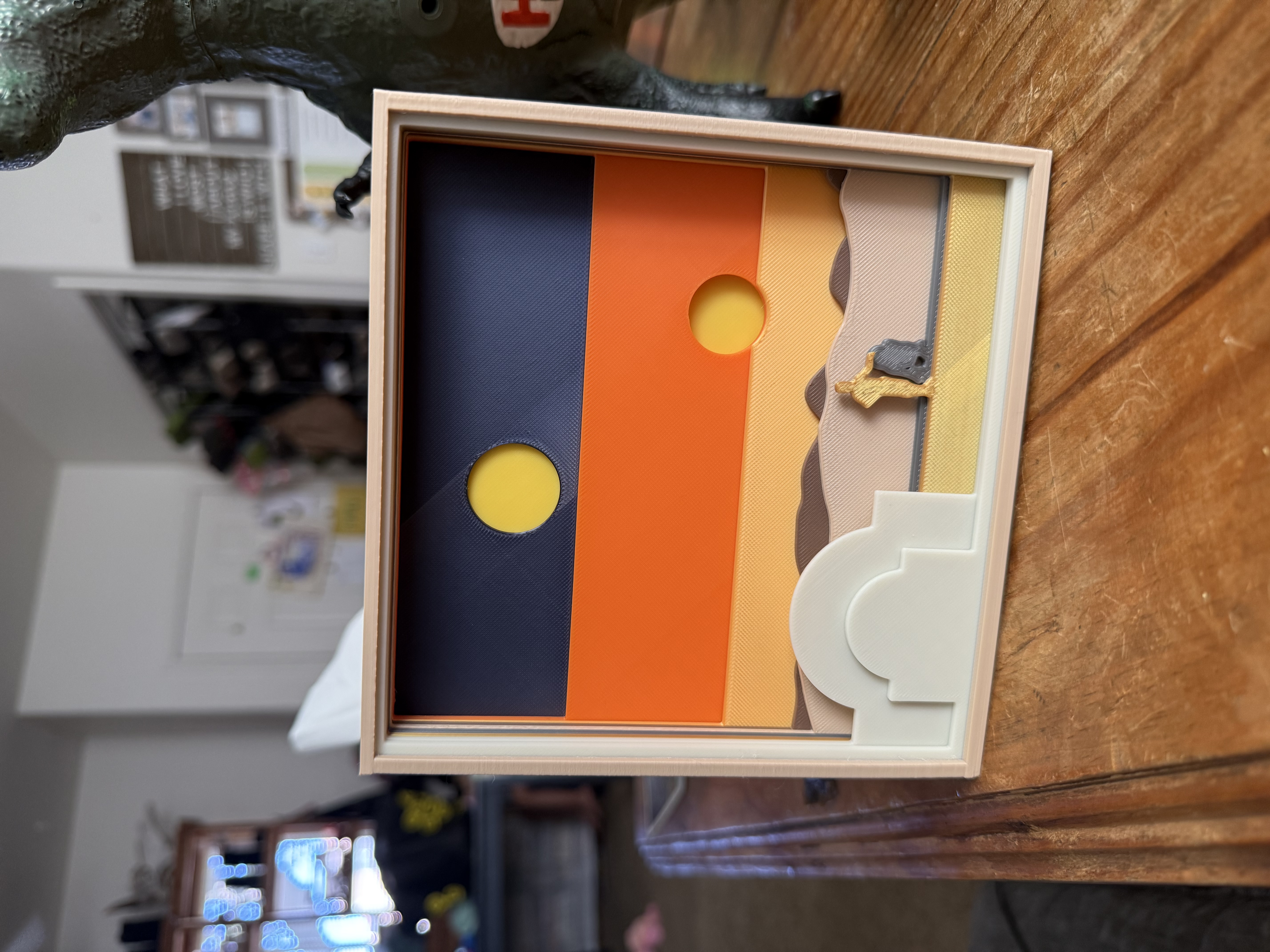 Star Wars Tatooine "Binary Sunset" Layered Art