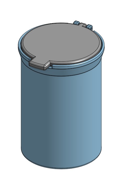 Car bin for bottleholder (Auto koš do držáku na pití)
