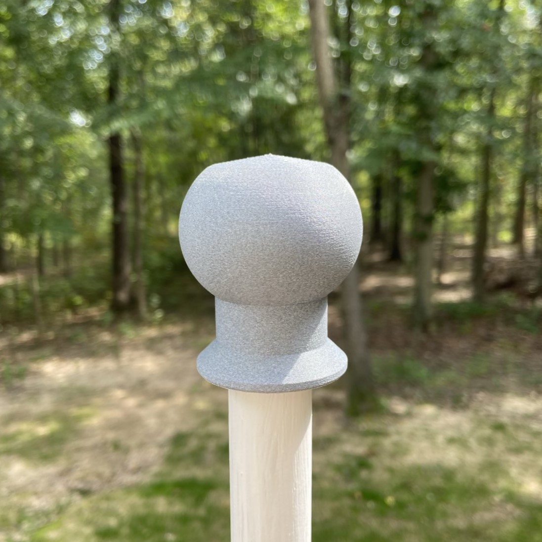 Finial for flag pole or wind sock
