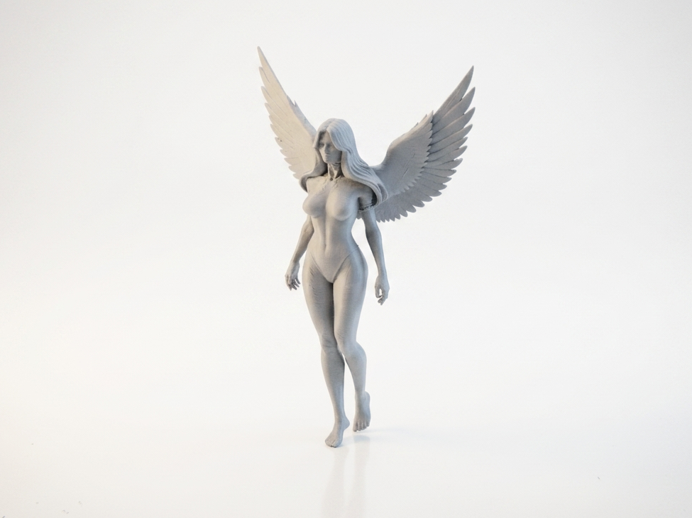 Cosmic Angel Figurine Female Figure 3D Printable