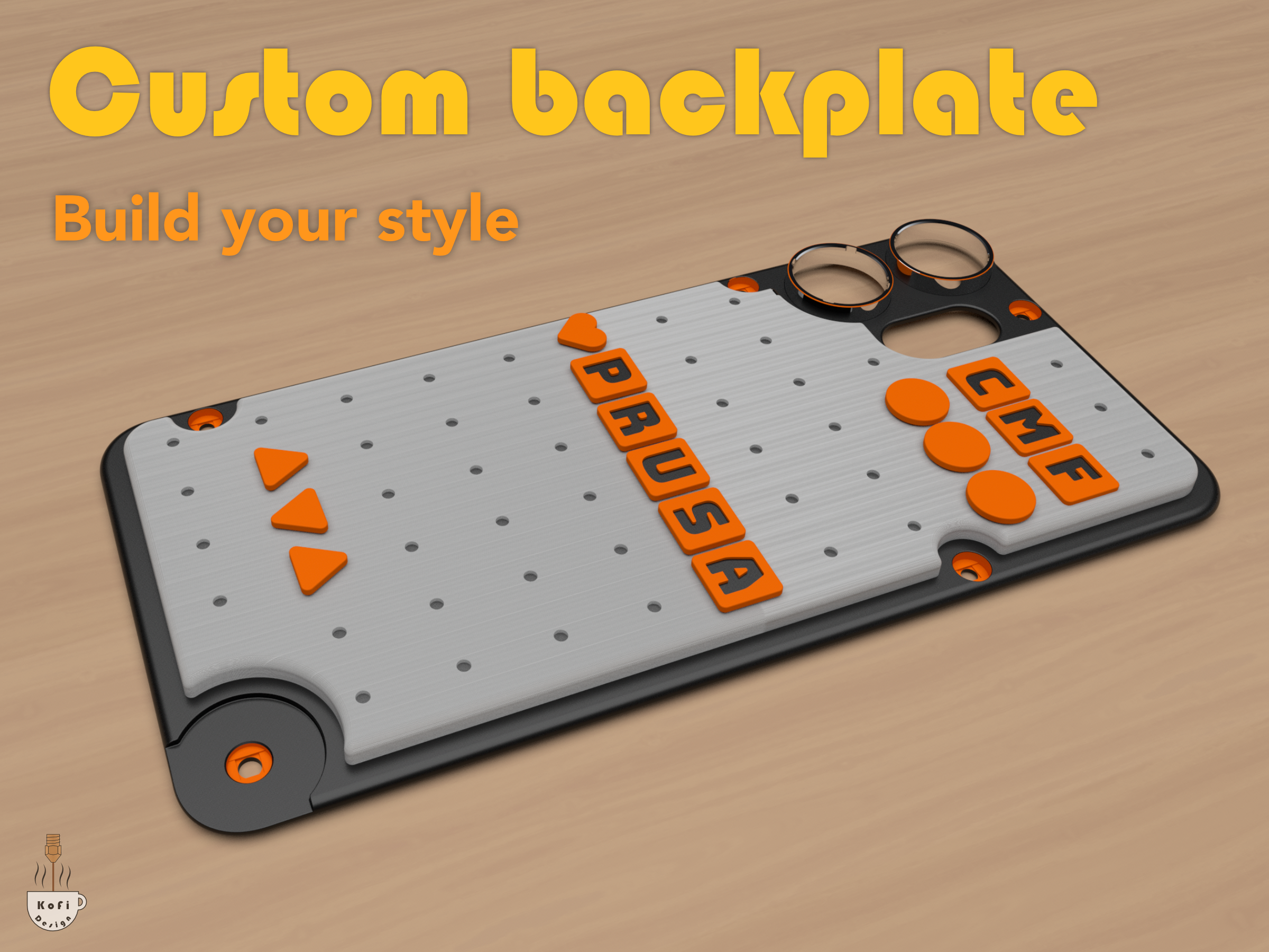 Customizable backplate cmf phone 2 pro