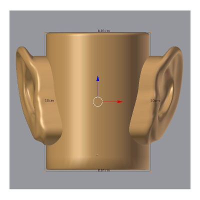 Ear Mug or container