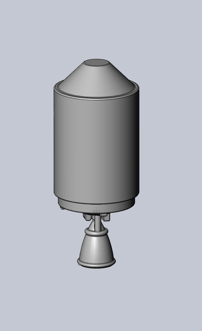 Rocket Labs Electron Rough Printable Model