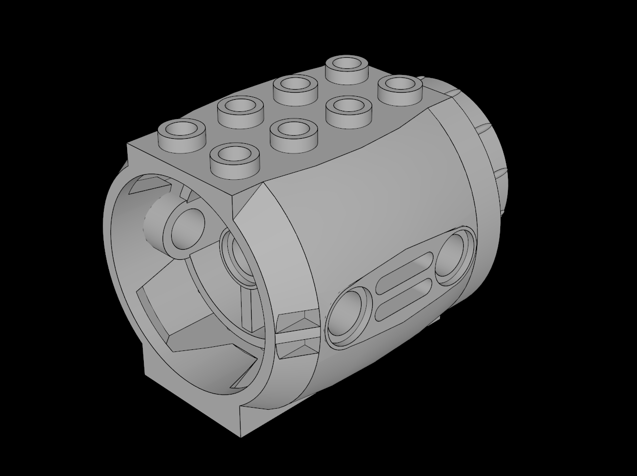 Lego Compatible (43121.dat) Plane Jet Engine  4 x  5 x  3