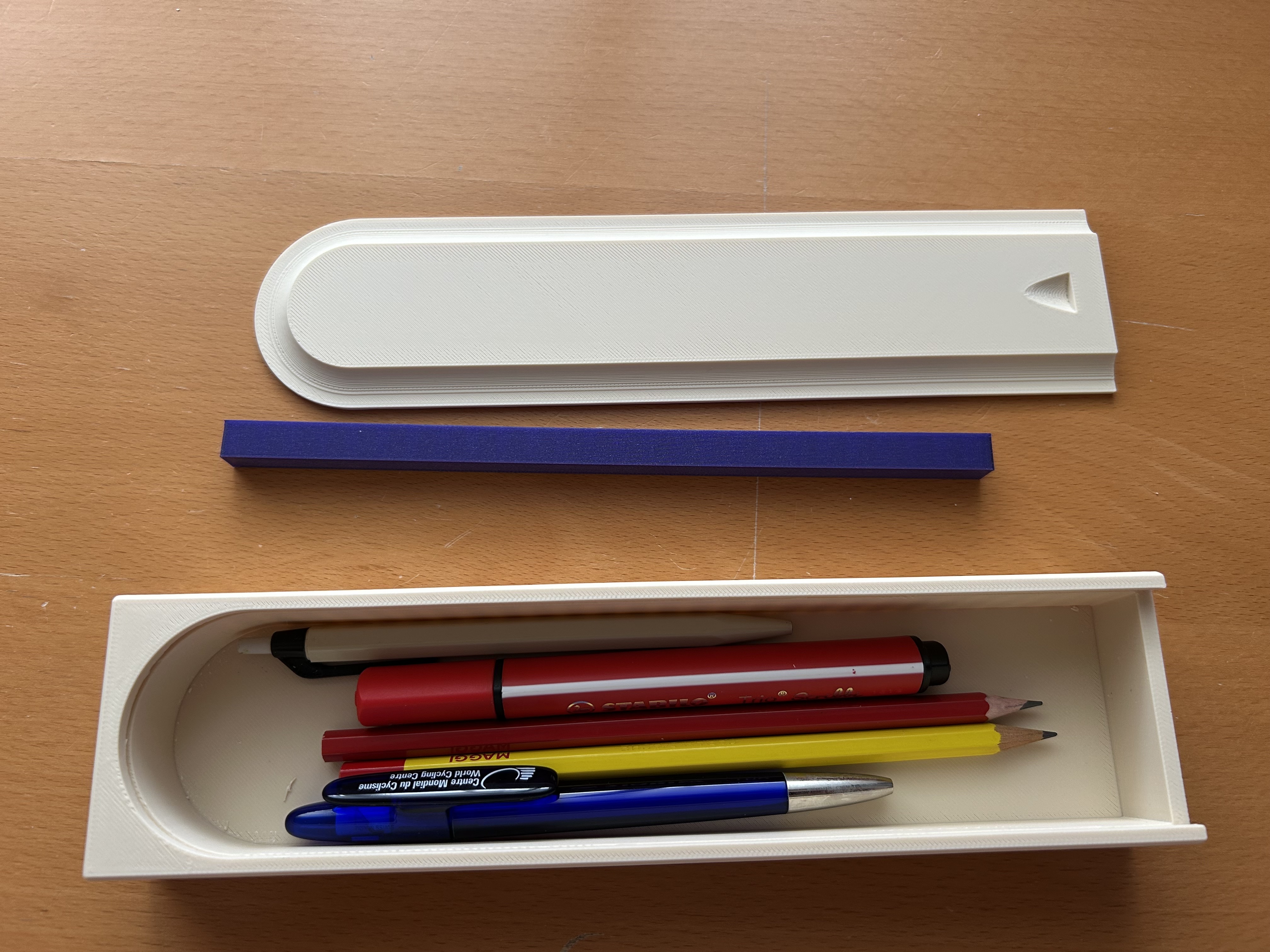 Vintage first school pencil box
