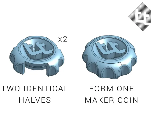 Super satisfying two part maker coin