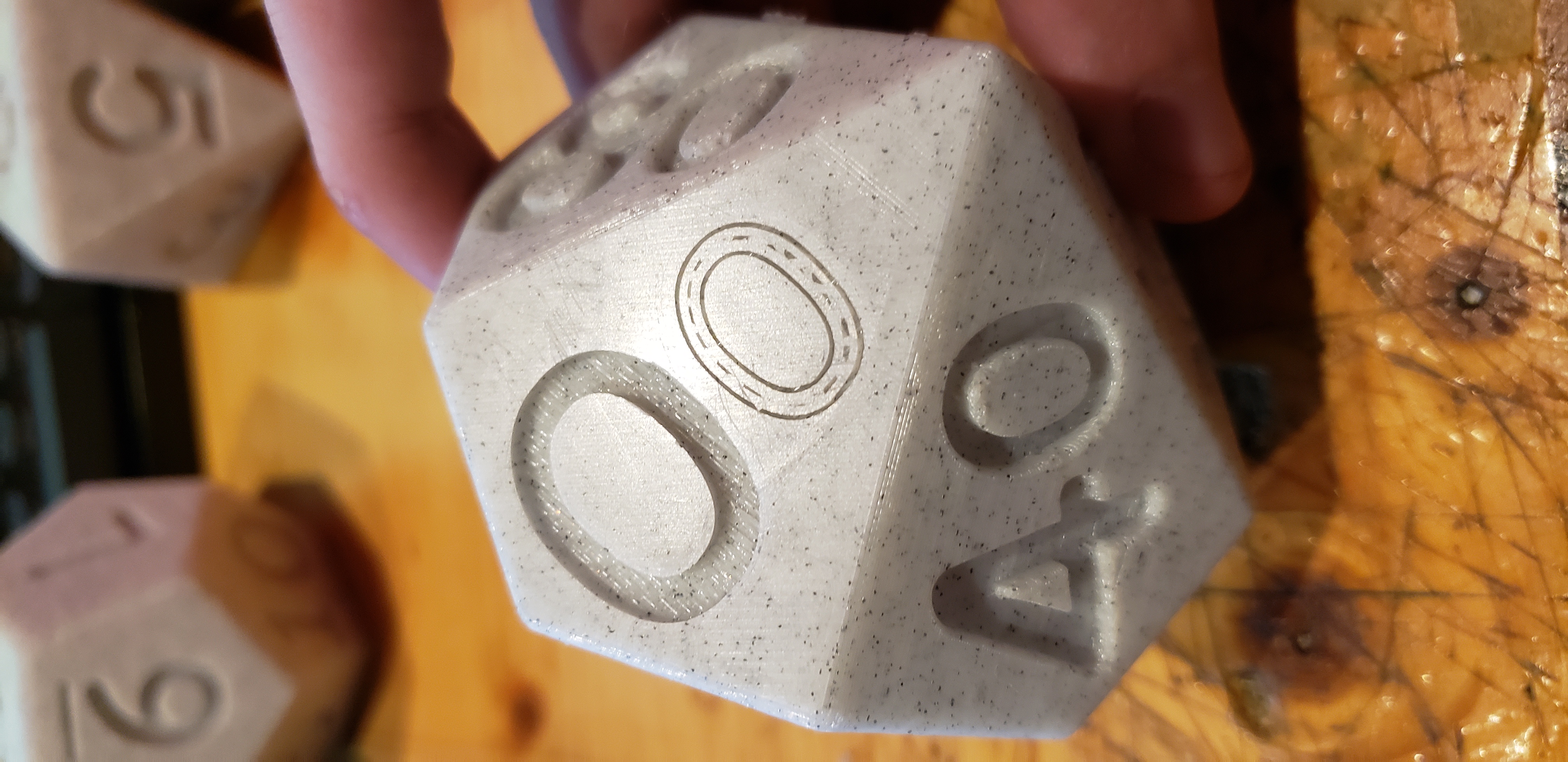 Miniatura 5 do modelo 3D Complete Giant Dice Set